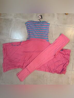WonderLand by KidCuteTure Sz 10 NWT Tilda Dress & Gymboree leggings Sz 12